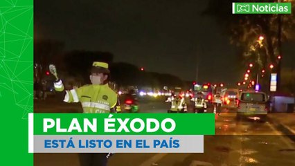 Listo el plan éxodo por todo el país