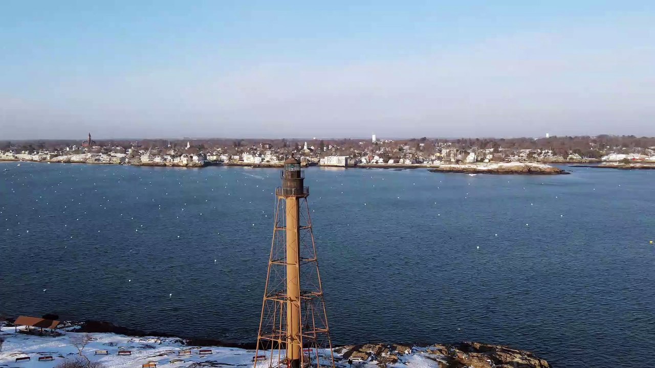 Marblehead Light on  hyperlapse