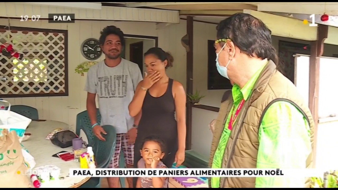 Paea : distribution d'aides alimentaires pour Noël