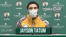 Jayson Tatum Hits Game Winning 3 Pointer Against Bucks _ Postgame Interview