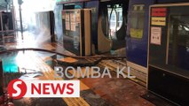 Fire breaks out on monorail coach at Maharajalela station