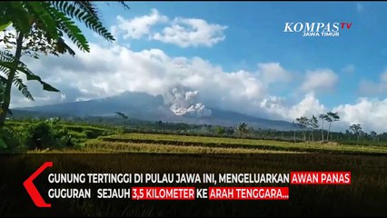 Gunung Semeru Kembali Luncurkan Awan Panas
