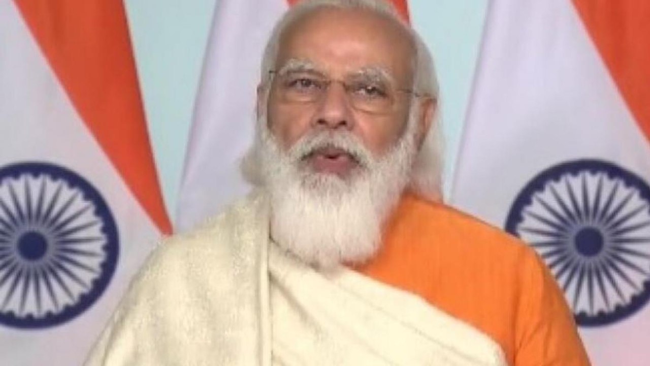 PM Modi address begins with Tegore's line in Visva-Bharati