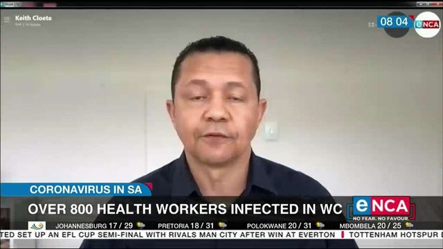 Over 800 health workers infected in WC