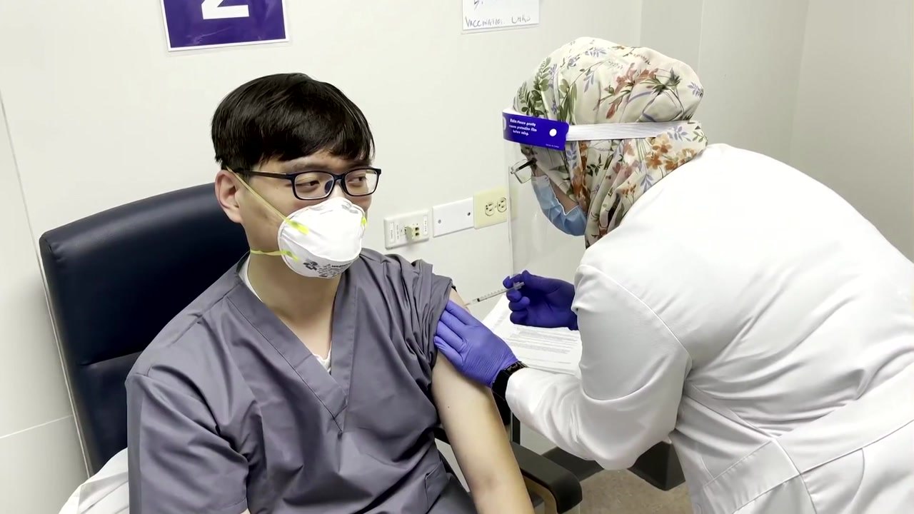 [뉴스큐] 코로나19 백신 접종 후기...美 현지 접종 상황은? / YTN