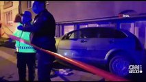 Kısıtlamada alkollü araç kullandı, durakta bekleyen kadına çarptı | Video