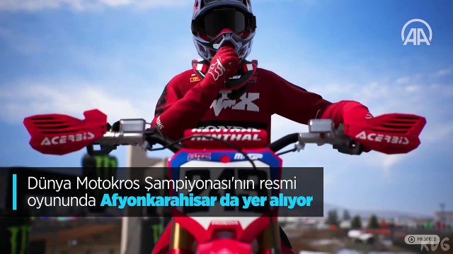 Dünya Motokros Şampiyonası'nın resmi oyununda Afyonkarahisar da yer alıyor