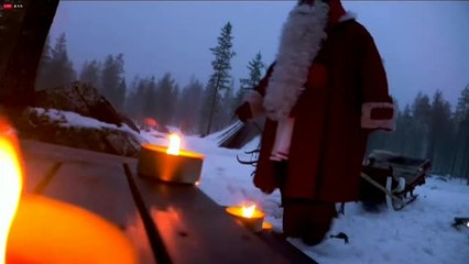 Santa Claus sale de Laponia rumbo a nuestras casas