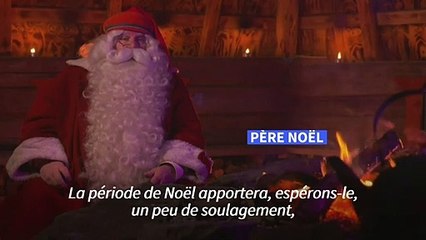 Le Père Noël quitte la Laponie finlandaise avec tous ses cadeaux