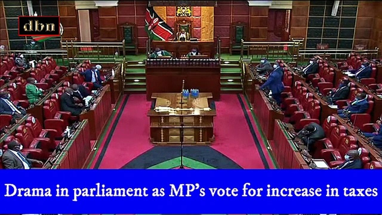 Drama in parliament as MP's vote for increase in taxes