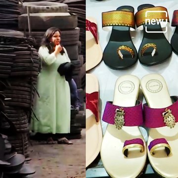 Pune Entrepreneur Upcycles Discarded Tyres To Make Footwear To Promote Environmental Awareness