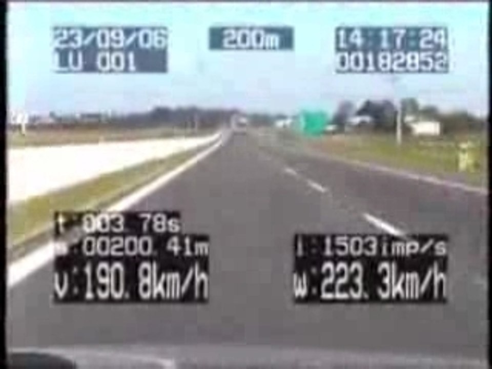 Police car Opel Vectra 3.2 V6. & Honda Cbr 900