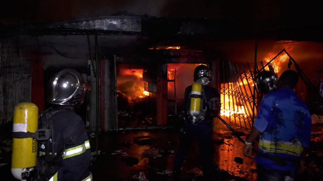 Adjamé : Plusieurs magasins partis en fumée