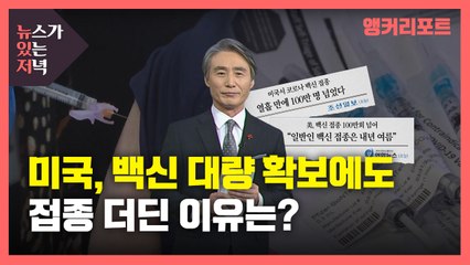 [뉴있저] 미국, 백신은 대량 확보했는데 접종이 더딘 이유는? / YTN