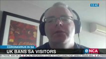 UK bans SA visitors over new COVID-19 variant