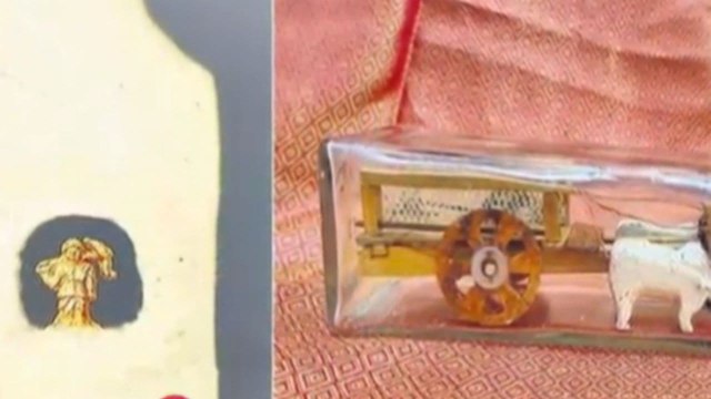 Telangana : Micro Artist Tribute To Farmers On National Farmers Day