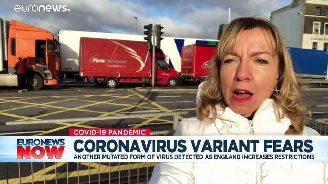Dover slowly clearing lorry queues after France relaxes UK blockade