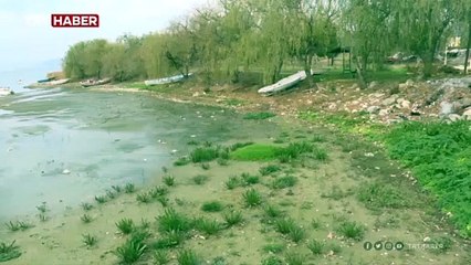 Kuraklık İznik Gölü'nü de vurdu: Su seviyesi 1 buçuk metre düştü