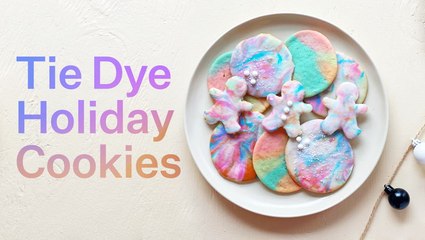 How To Make Mesmerizing Tie-Dye Cookies For The Holidays