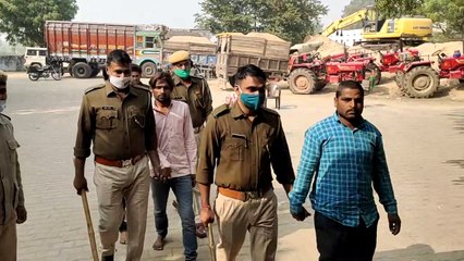 बनास नदी में बजरी खनन करवाने आए पांच आरोपी गिरफ्तार