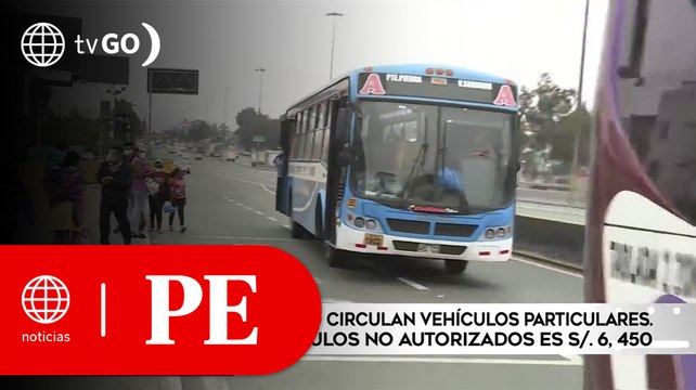 Vehículos particulares no circularán hoy ni mañana 25, multa será de 6450 soles | Primera Edición