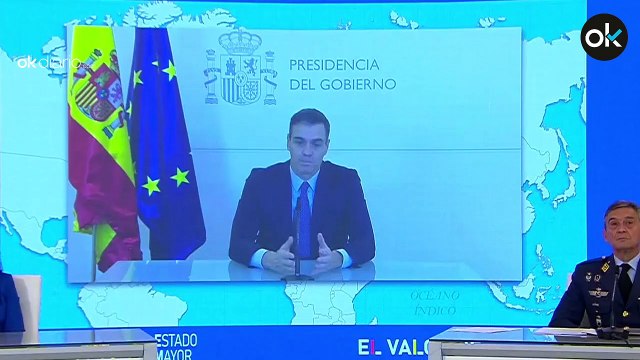 Sánchez felicita las fiestas a los militares españoles desplegados en el extranjero