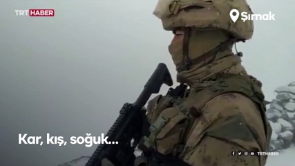 Mehmetçiğin Cudi Dağı'nda vatan nöbeti