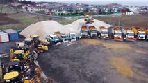 İstanbul’da belediye ekiplerinin kış hazırlıkları başladı