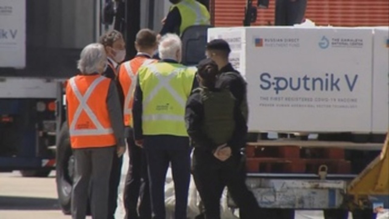 Llega a Argentina el primer lote de dosis de la vacuna Sputnik-V