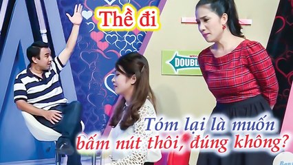 Cặp đôi 24 TUỔI Ế DÀI TẬP chưa hôn ai, ĐÒI KÉO RÀO bấm nút liền ĐỂ HÔN NHAU làm Quyền Linh BẤT NGỜ