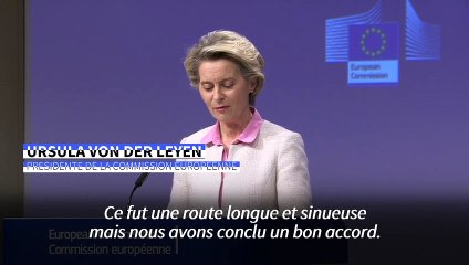 Brexit: Von der Leyen annonce la conclusion d'un accord "juste et équilibré"