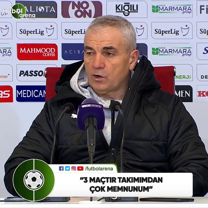 Rıza Çalımbay: "3 maçtır takımımdan çok memnunum"