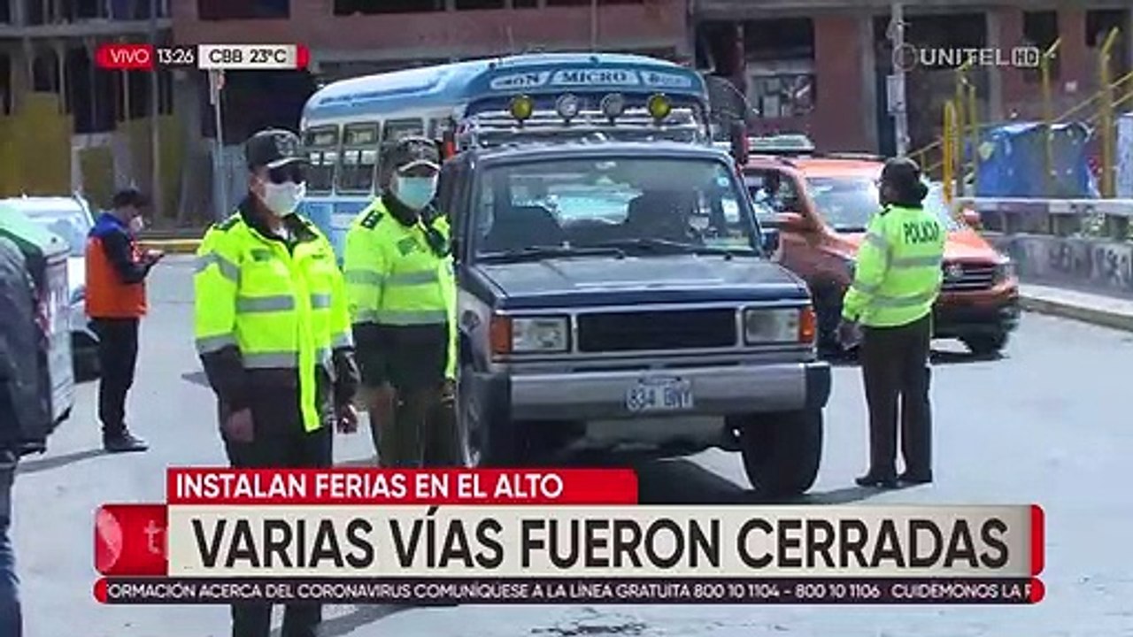 Varias vías, en El Alto, fueron cerradas por co...