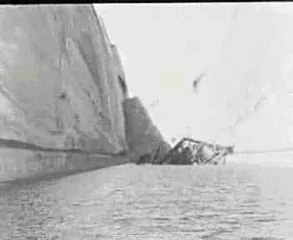Destruction du pont de Corinthe par les nazis - Archives de la ERT