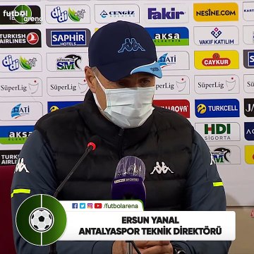 Ersun Yanal: Bugün sonuç beklediğimiz dışında oldu