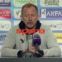 Sergen Yalçın: "Savunma hata yapıyor diyorsunuz, gol yemiyoruz"