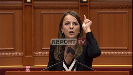 Report TV - 'Shpërthen' Rudina Hajdari: Ky parlament ka 30 vjet që mashtron shqiptarët