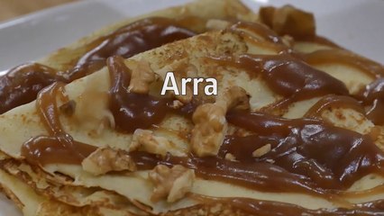 Receta në 2 minuta - Krepa me arra dhe krem gështenje
