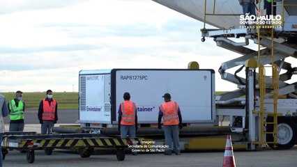 SP recebe quarto lote de doses da CoronaVac