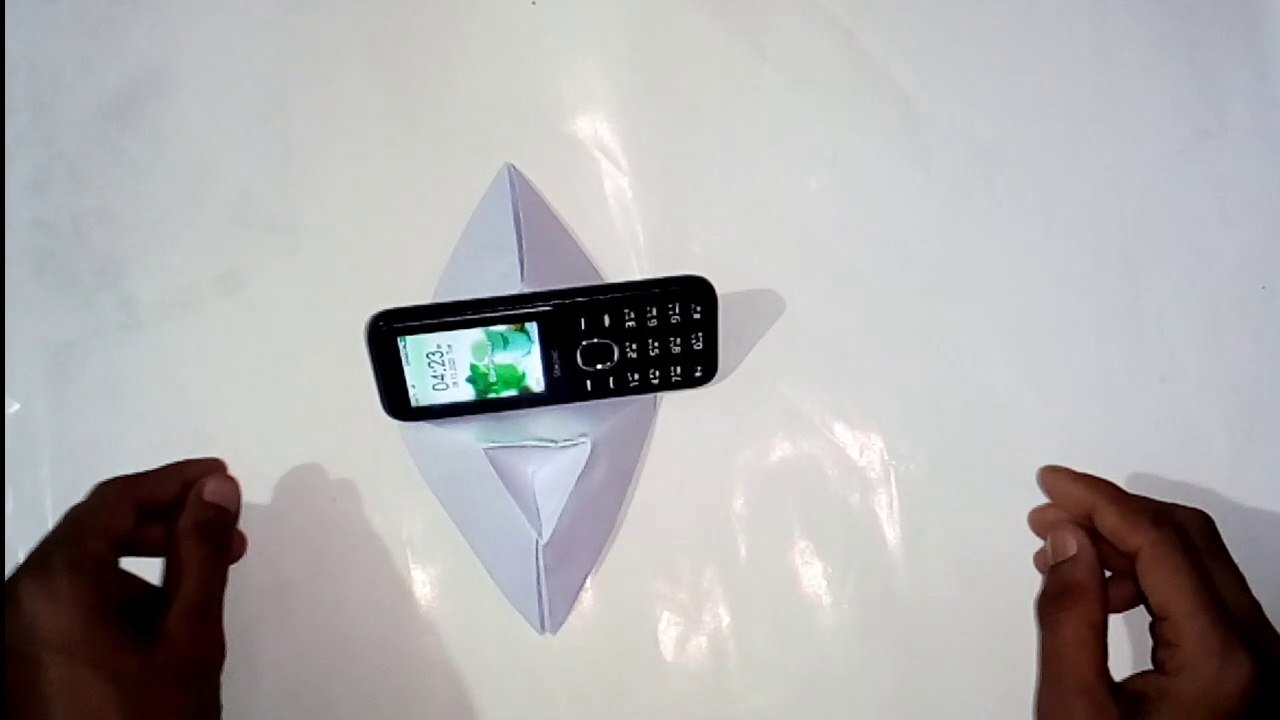 How To Make Paper Mobile Stand_Without Glue//DlY Origami Phone Holder