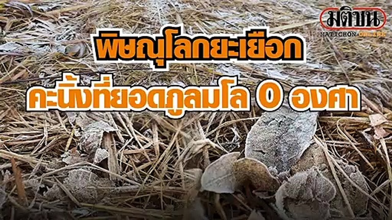 พิษณุโลกยะเยือก ยอดภูลมโล 0 องศา