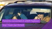 Parents convicted in 2009 'balloon boy' hoax pardoned, and other top stories in strange news from December 25, 2020.