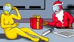 Among Us Perfect Timing - But Santa Impostor - Funny Moments #39