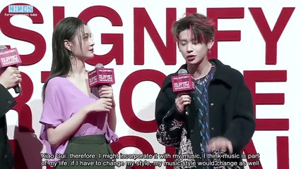 [ENG SUB] Zhu Zhengting (朱正廷), 小鬼-王琳凯 (Xiao Gui) - Valentino ReSignify Exhibtion opening Red Carpet livestream cut