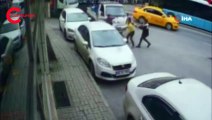 İstanbul’un göbeğinde dubalı, sopalı ve bıçaklı meydan kavgası kamerada