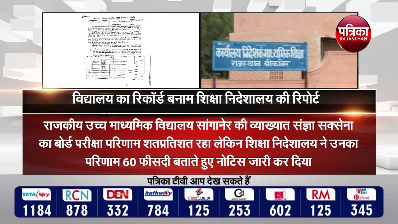 शिक्षा निदेशालय का कारनामा:  शत प्रतिशत परीक्षा...