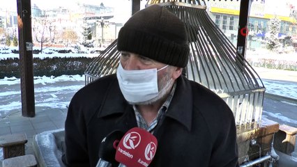 - Erzurum’da şadırvanlar buz tuttu