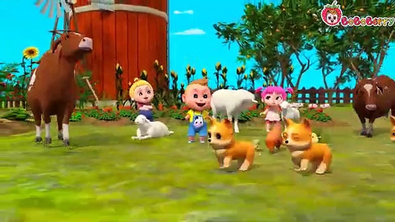 Happy Farm Family, Loving with Animals - More Nursery Rhyme W BoBoBerry Song
