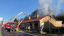 Incendie Deux ponts - Mouscron