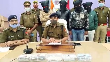 खुद को गोली मारकर लूट की घटना बताने वाला मैनेजर, तीन साथियों सहित गिरफ्तार